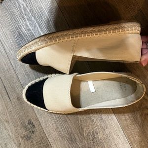 A new day white and beige espadrilles